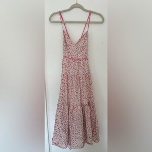 AAKAA floral midi dress